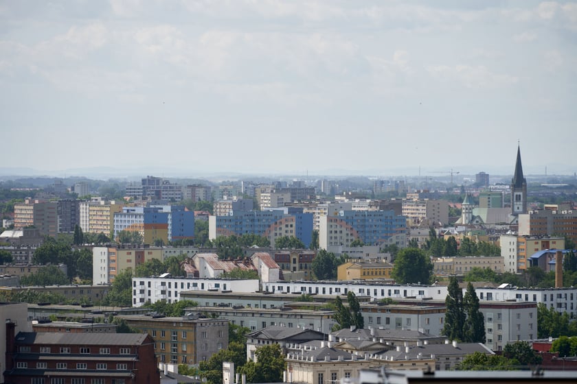 Panorama Wrocławia z dachu Atal Towers
