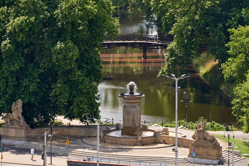 Panorama Wrocławia z dachu Atal Towers