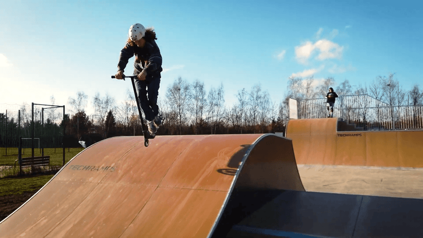 Skatepoark przy parku Tysiąclecia