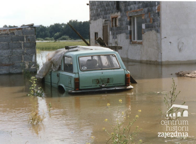 Wielka Pow&oacute;dź we Wrocławiu. Na zdjęciu widoczne zalane Psie Pole.&nbsp;