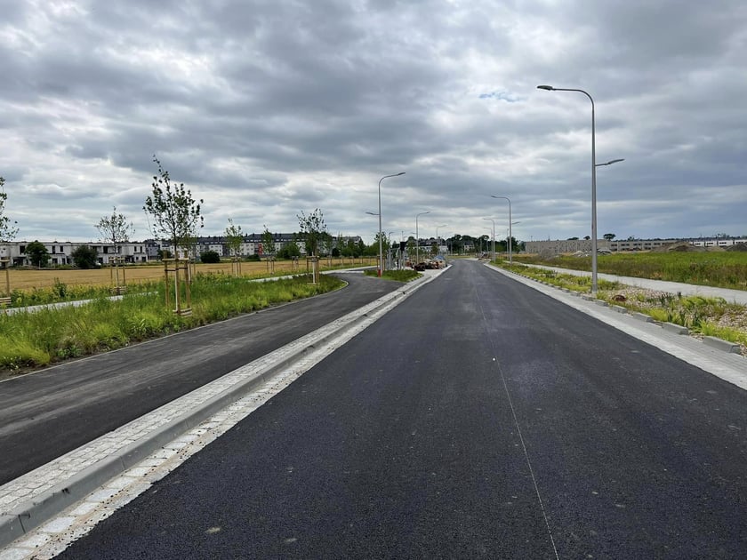 Nowa droga (Lutosławskiego) pomiędzy Wojszycami a Jagodnem