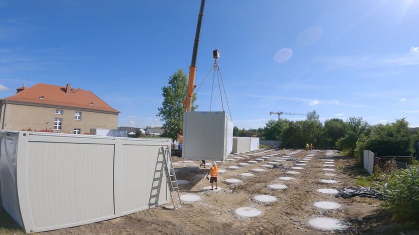 Budowa szkoły modułowej na Maślicach