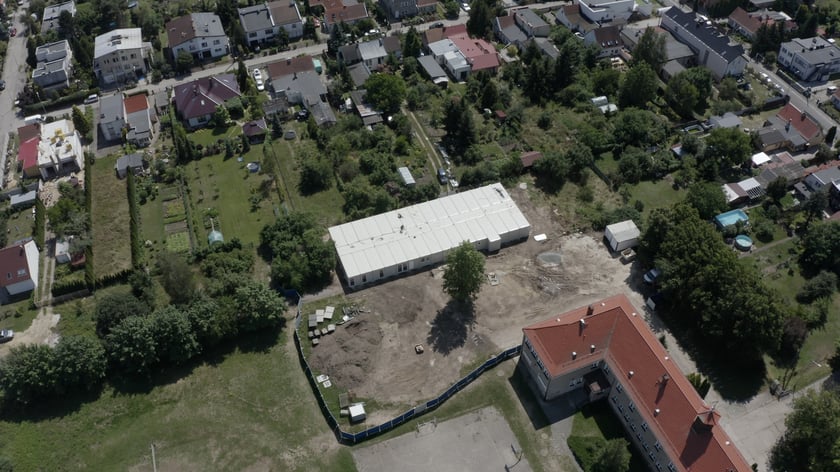 Budowa szkoły modułowej na Maślicach