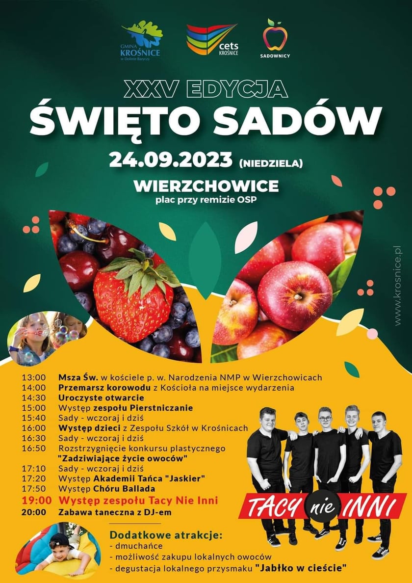 Wierzchowice, Święto Sadów, 24 września