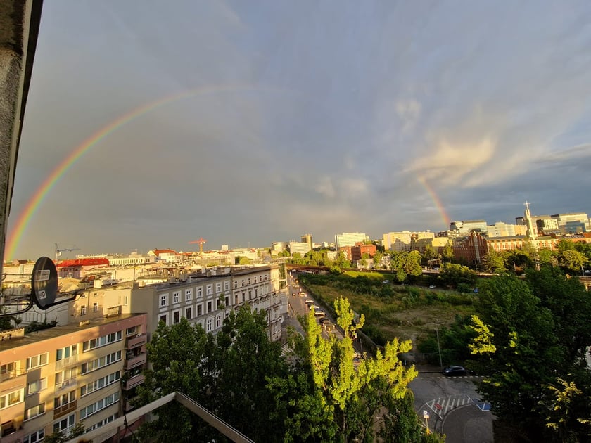 Zdjęcie podwójnej tęczy