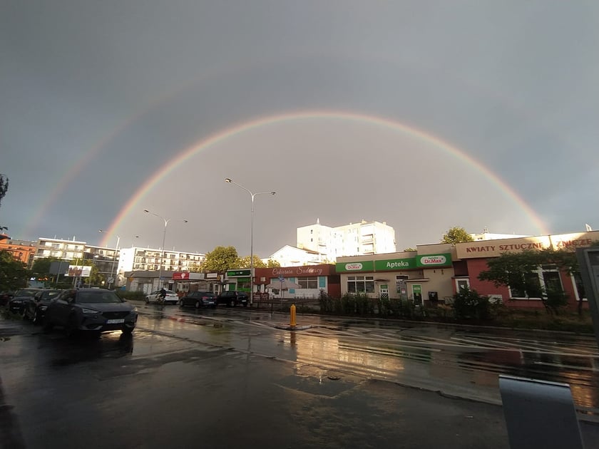 Zdjęcie podwójnej tęczy