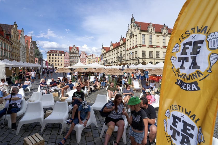 Wrocławska Feta - Festiwal Wina, Piwa i Sera 2023 w Rynku