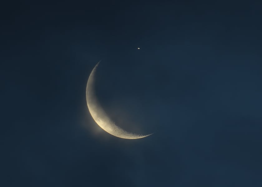 Zakrycie Jowisza przez Księżyc (15.07.2012)