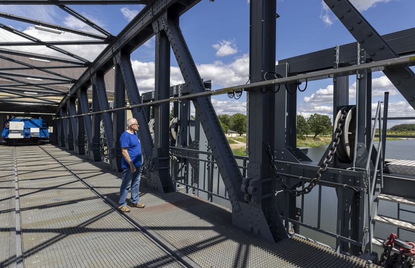 stopień wodny na Rędzinie po remoncie, sierpień 2023
