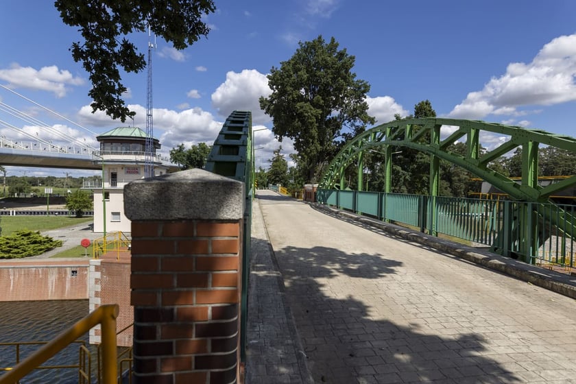 stopień wodny na Rędzinie po remoncie, sierpień 2023