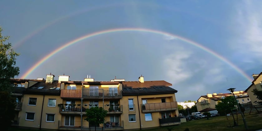 Tęcza nad Wrocławiem