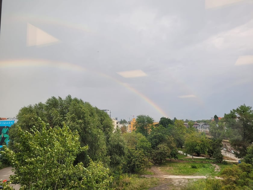 Tęcza nad Wrocławiem