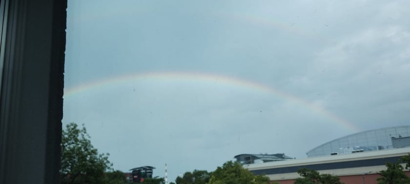 Tęcza nad Wrocławiem