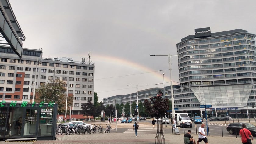 Tęcza nad Wrocławiem