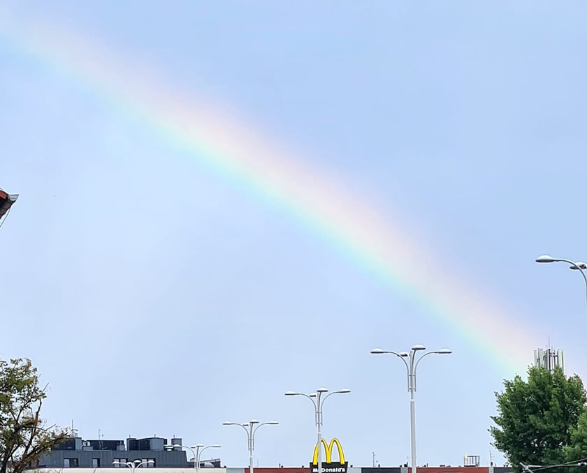 Tęcza nad Wrocławiem