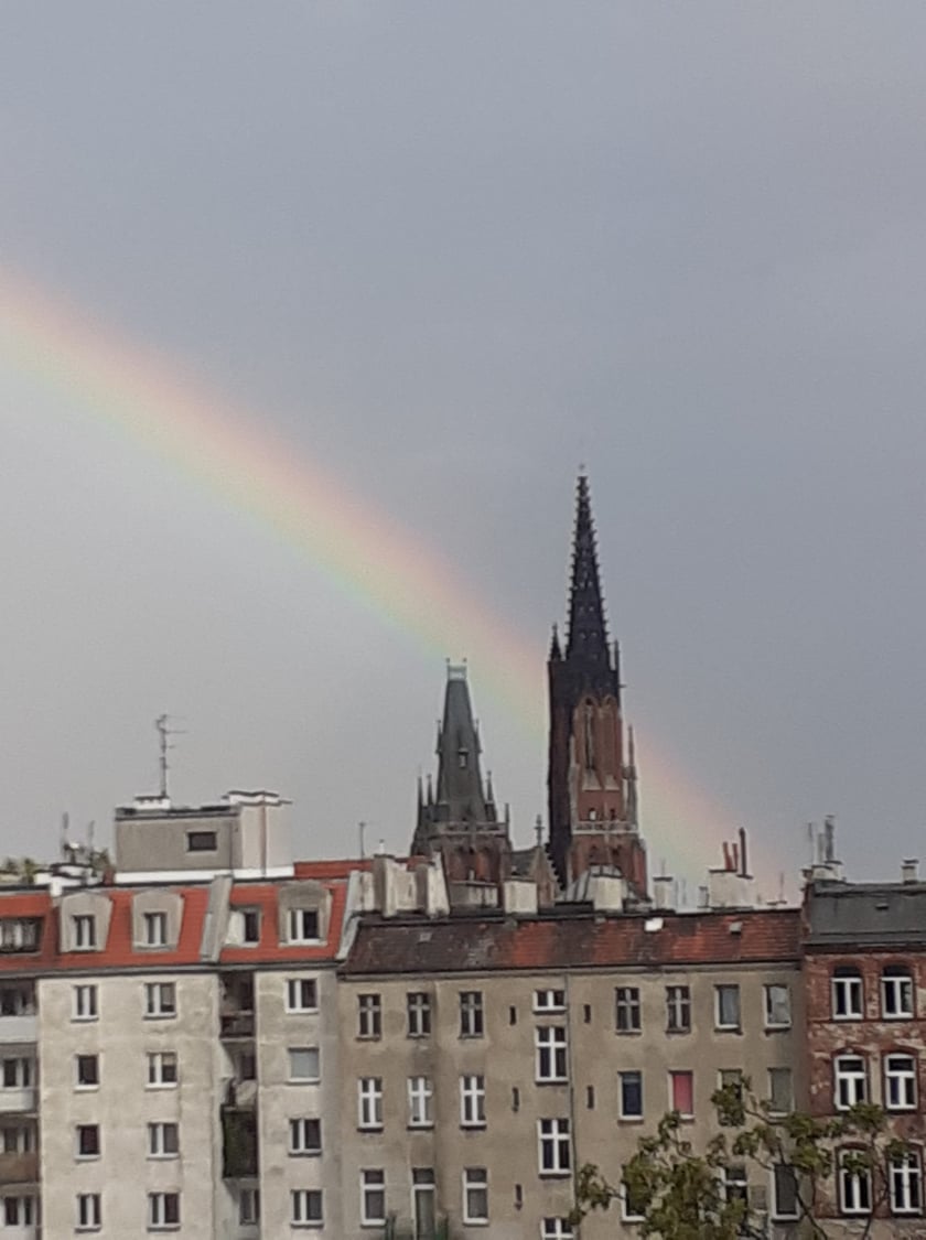 Tęcza nad Wrocławiem