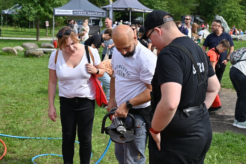 Festiwal Pierwszej Pomocy w parku Tysiąclecia.