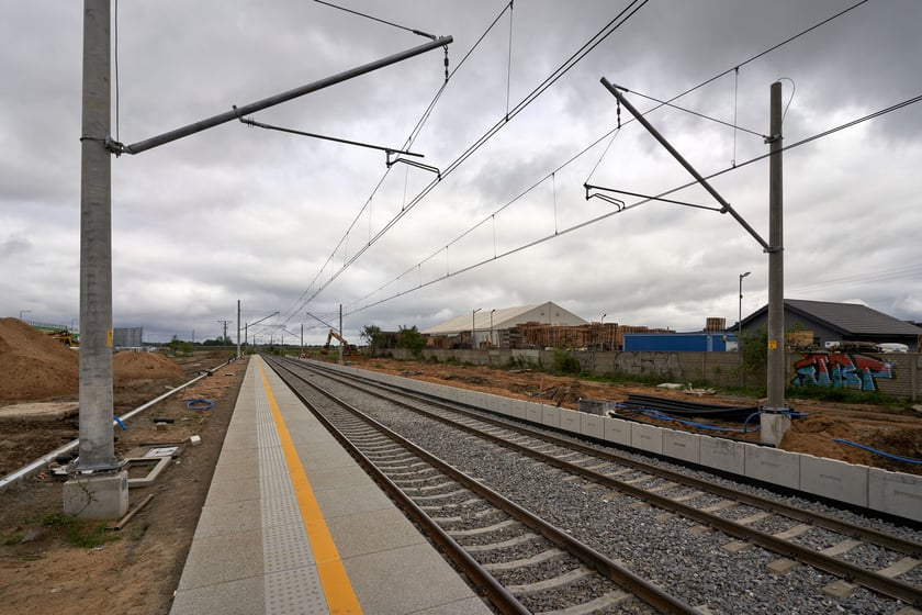 Budowa przystanku kolejowego w Mirkowie