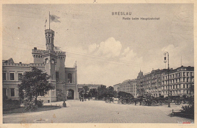 Ul. Piłsudskiego we Wrocławiu na początku XX wieku