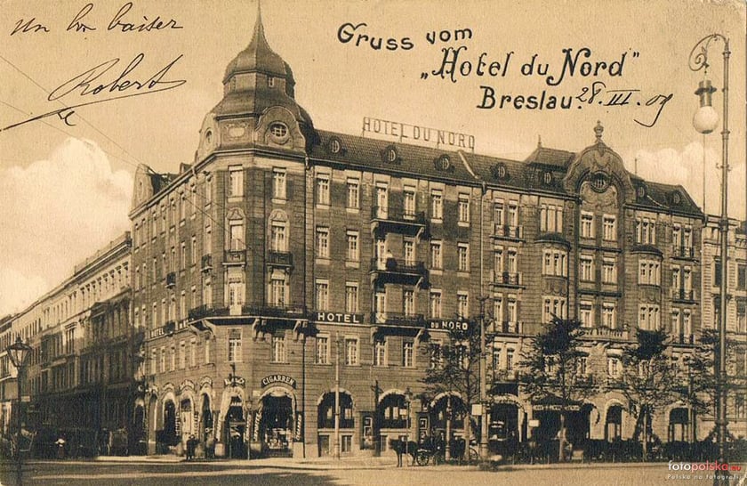 Ul. Piłsudskiego we Wrocławiu na początku XX wieku