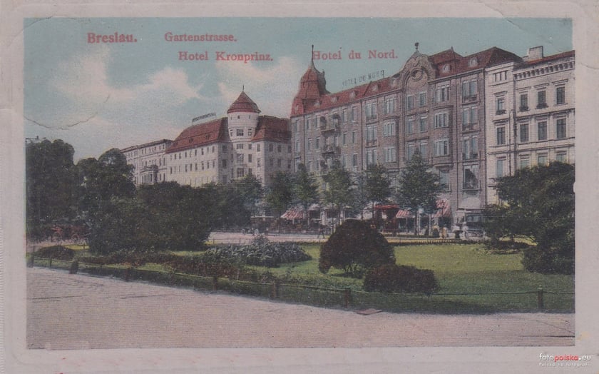 Ul. Piłsudskiego we Wrocławiu na początku XX wieku