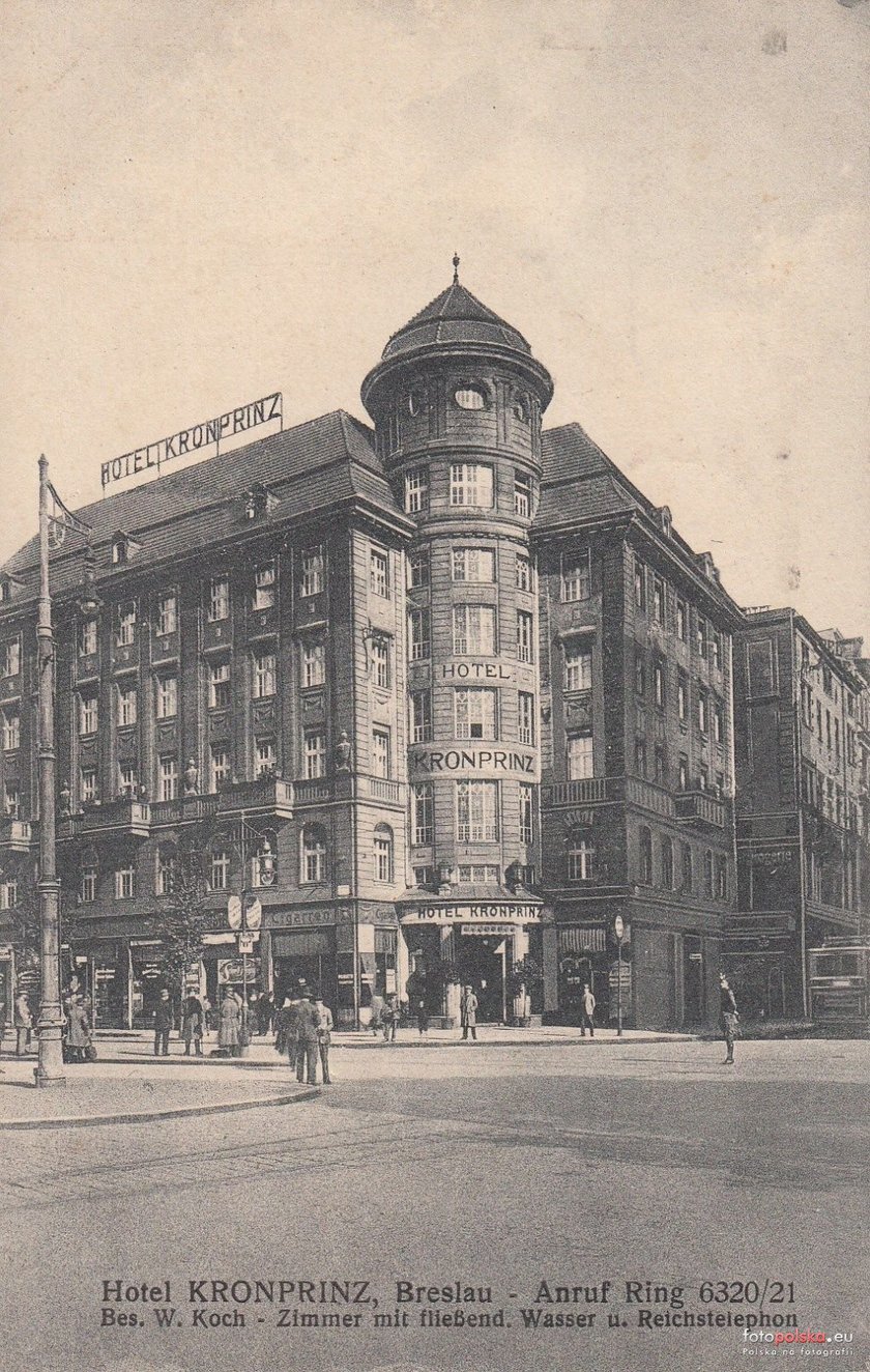 Ul. Piłsudskiego we Wrocławiu na początku XX wieku