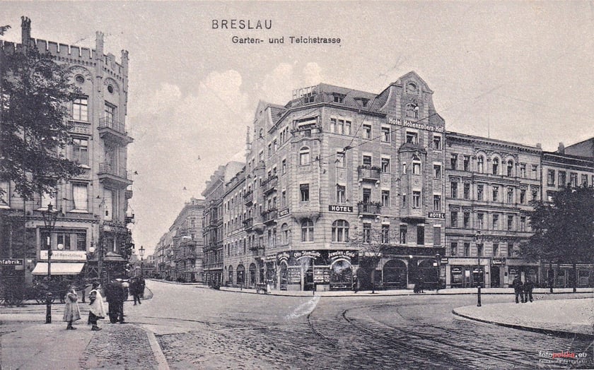 Ul. Piłsudskiego we Wrocławiu na początku XX wieku