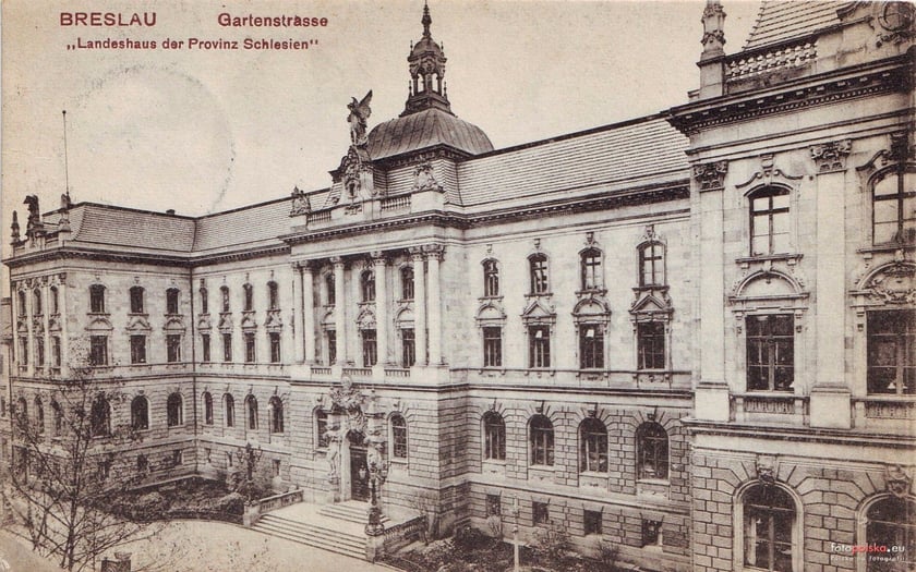 Ul. Piłsudskiego we Wrocławiu na początku XX wieku