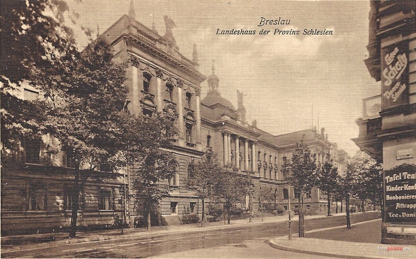 Ul. Piłsudskiego we Wrocławiu na początku XX wieku