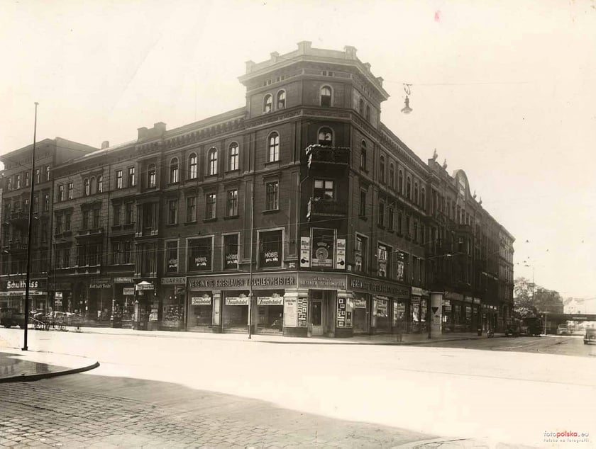 Ul. Piłsudskiego we Wrocławiu na początku XX wieku