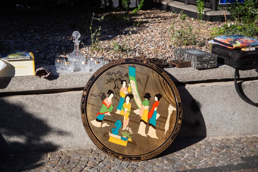 Targ staroci przy katedrze Marii Magdaleny przy ul. Szewskiej we Wrocławiu