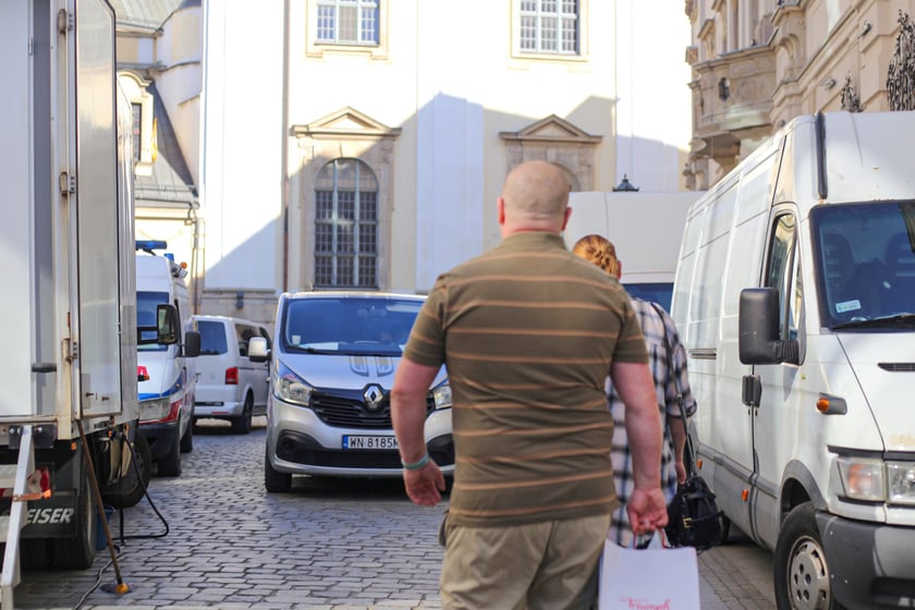 Plac Uniwersytecki we Wrocławiu jako plan filmowy do produkcji pt. Droga do domu