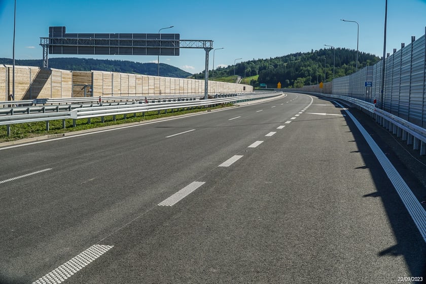 S3 na Dolnym Śląsku we wrześniu 2023 r.