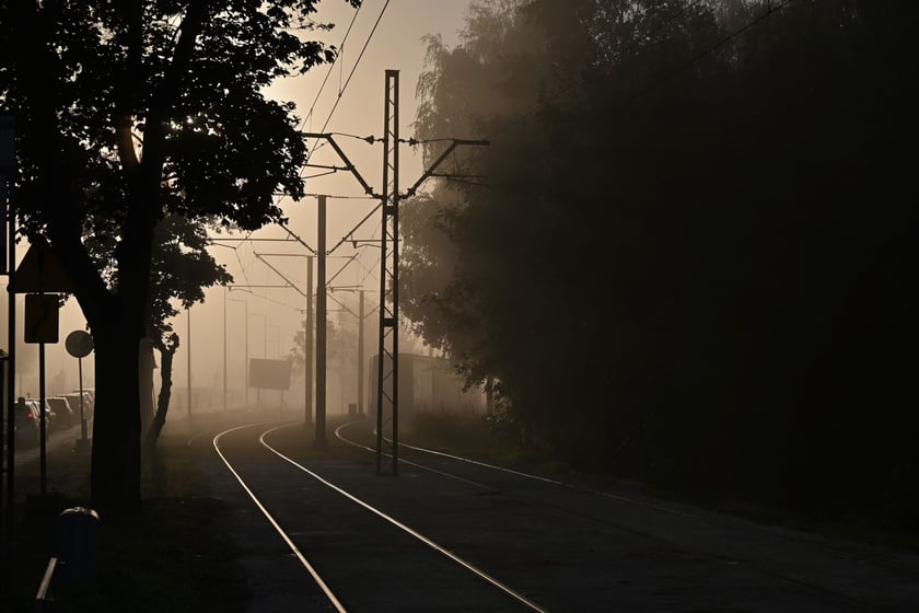 Zjawiskowy poranek na wrocławskich Złotnikach.