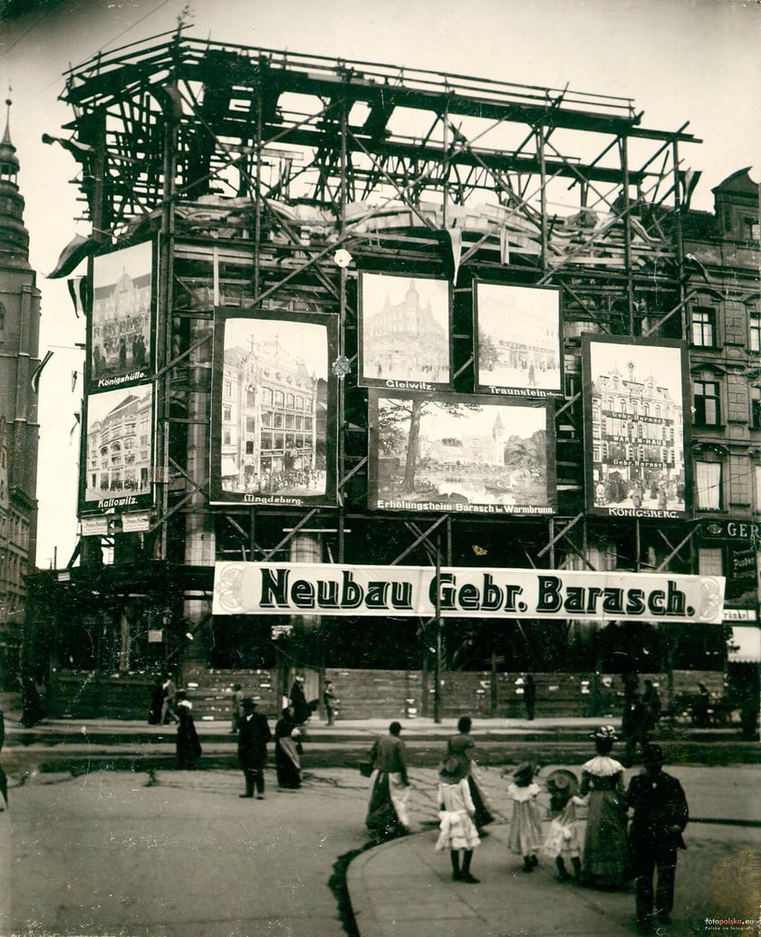 Budowa Domu Handlowego Braci Barasch