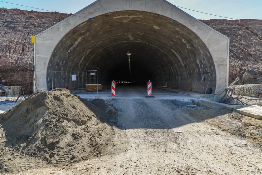 S3 Bolków – Kamienna Góra w budowie we wrześniu 2023