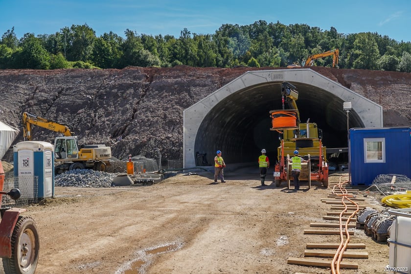 S3 Bolków – Kamienna Góra w budowie we wrześniu 2023