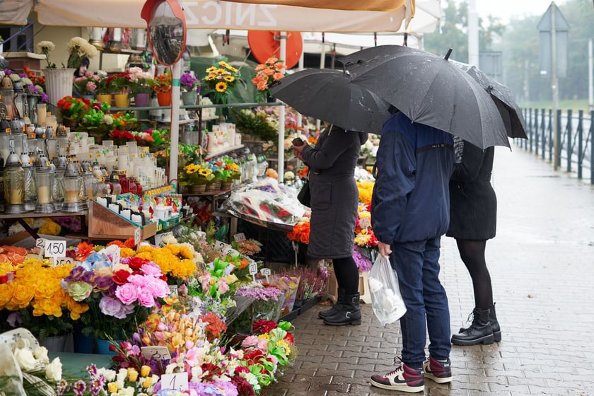 Kwiaty i znicze na groby w okresie Wszystkich Świętych. Od 25 października do 2 listopada, na terenach należących gminy Wrocław, są punkty sprzedaży zniczy i kwiatów.