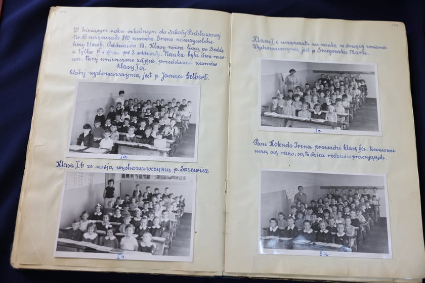 Kroniki szkolne Szkoły Podstawowej nr 45 przy ul. Krajewskiego we Wrocławiu