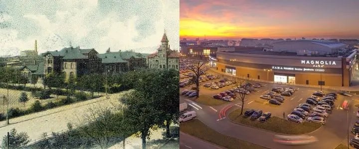 Dawna rzeźnia przy ul. Legniskiej i CH Magnolia