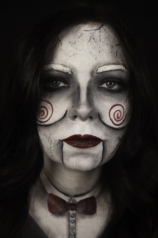 Halloweenowa charakteryzacja Małgorzaty Lewandowskiej-Serkowskiej
