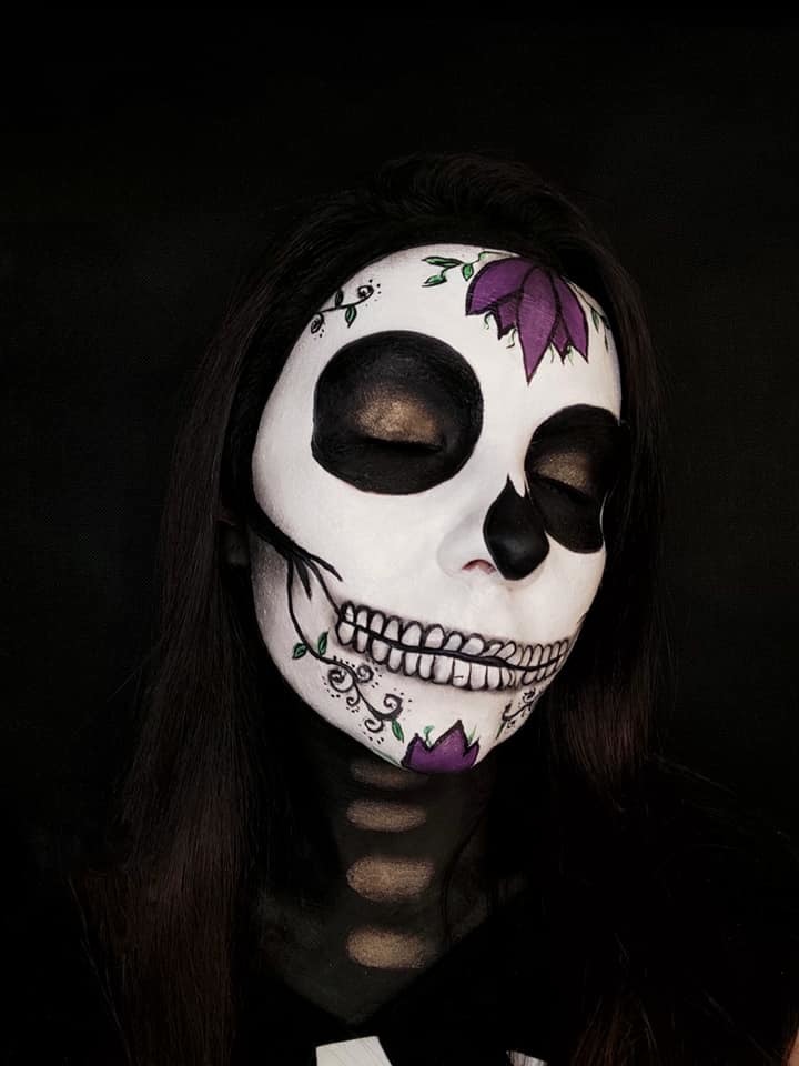 Halloweenowa charakteryzacja Małgorzaty Lewandowskiej-Serkowskiej