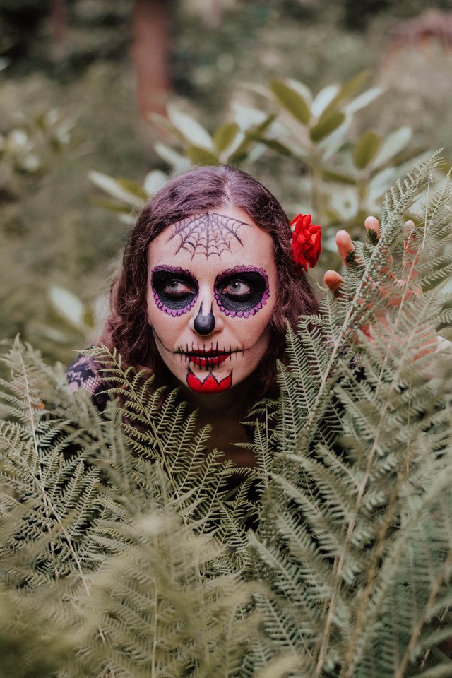 Halloweenowa charakteryzacja Małgorzaty Lewandowskiej-Serkowskiej