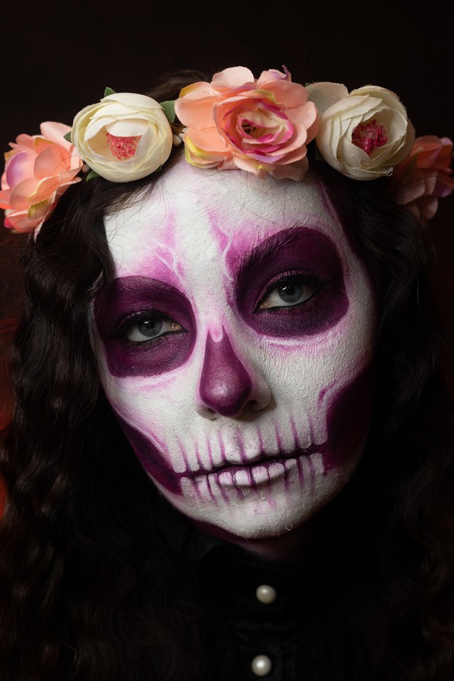 Halloweenowa charakteryzacja Małgorzaty Lewandowskiej-Serkowskiej