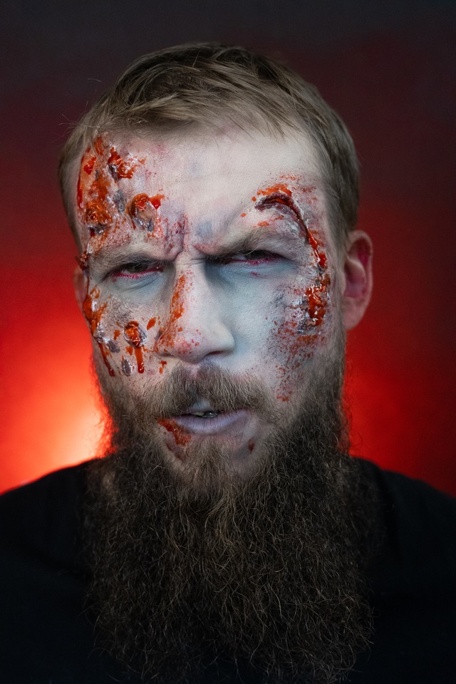 Halloweenowa charakteryzacja Małgorzaty Lewandowskiej-Serkowskiej