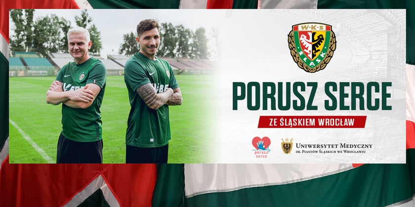 Powiększ obraz: <p>Grafika z napisem: Porusz serce ze Śląskiem Wrocław</p>