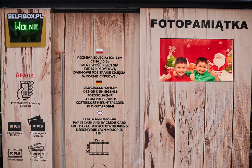 Asortyment domków Jarmarku Bożonarodzeniowego Wrocław 2022/2024