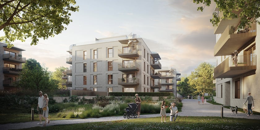 Wizualizacja Apartamentów przy Parku Szczytnickim