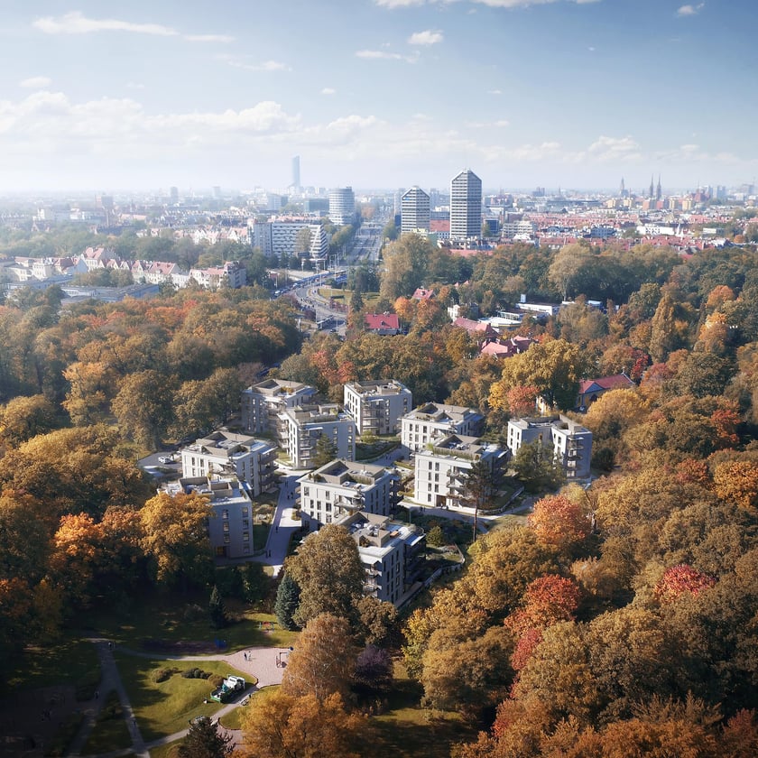Wizualizacja Apartamentów przy Parku Szczytnickim