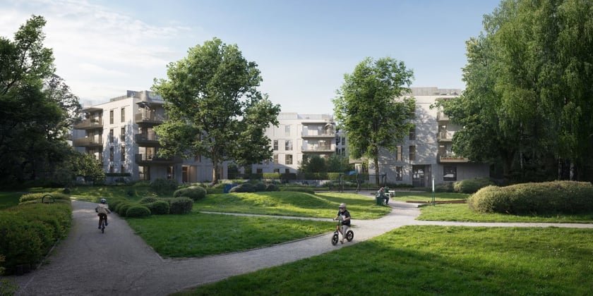 Wizualizacja Apartamentów przy Parku Szczytnickim
